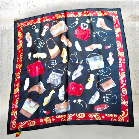 Brighton Red and Black Fashion Scarf - Picture 1 of 4